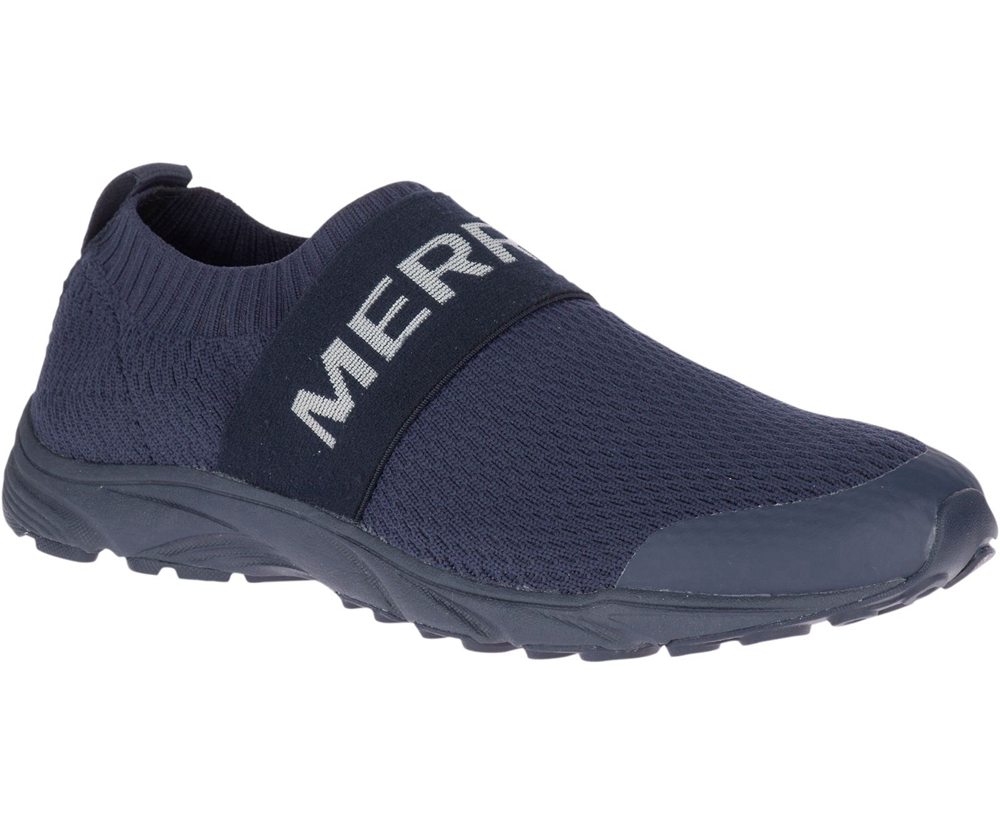 Merrell Barefoot Sko Dame - Riveter Laceless - Mørkeblå - PMY840356